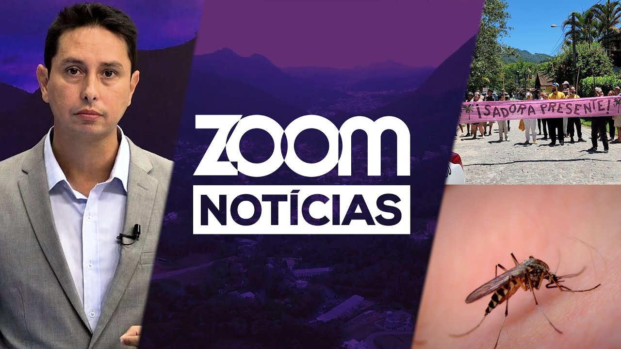 Zoom Notícias | Homicídio em Santiago, Protesto por saúde em Lumiar, Alerta de dengue em Friburgo