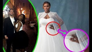 Serena Williams shows off her stunning wedding ring