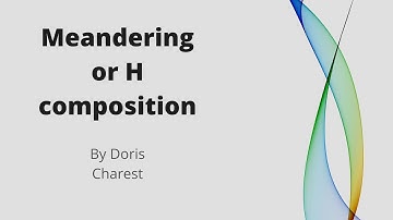 Doris Charest Art: Abstract Art - Meandering or H composition