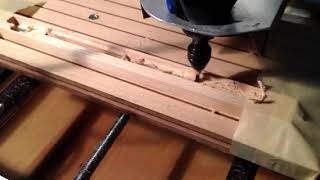 vinciDuino CNC cube machining wood box