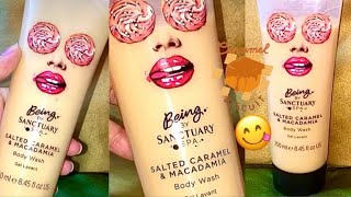 Caramel Showergel from Being by Sanctuary شاور جيل بالكراميل من الماركه البريطانيه?????