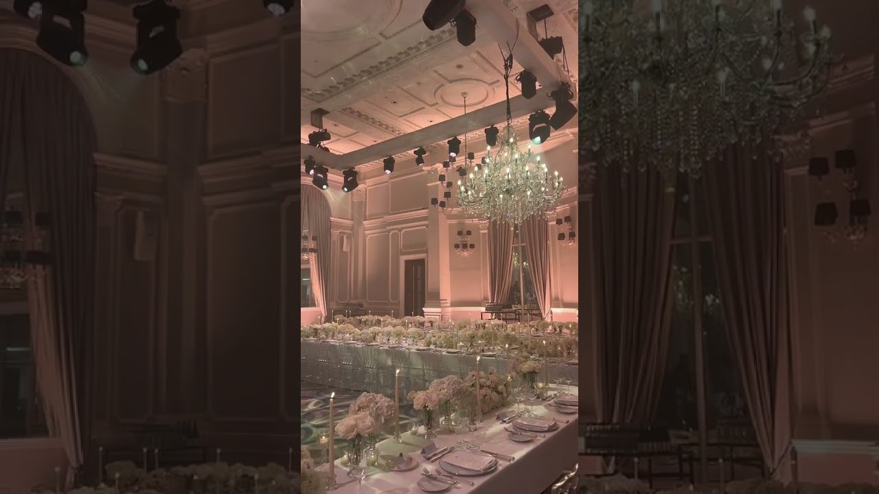 No one prepares you for seeing your wedding reception for the first time