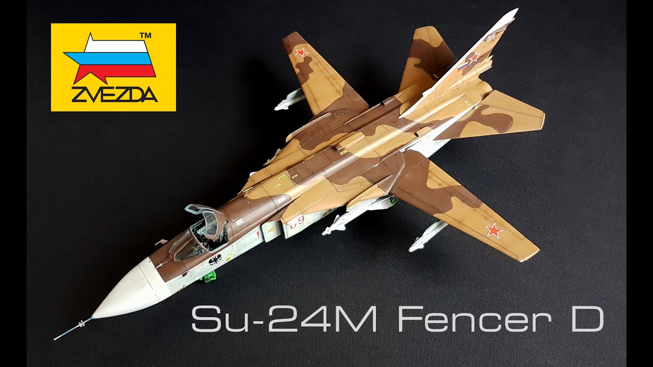Su-24MK Fencer D FULL VIDEO BUILD Zvezda 1/72 Scale Model Aircraft
