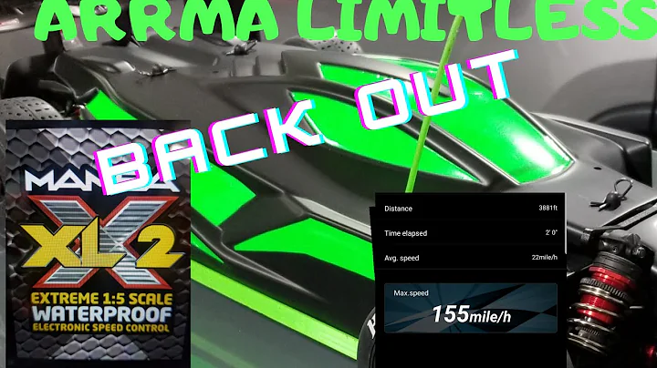 Arrma Limitless speed run  155mph      NOT A PB but a nice pass back out after 3 months