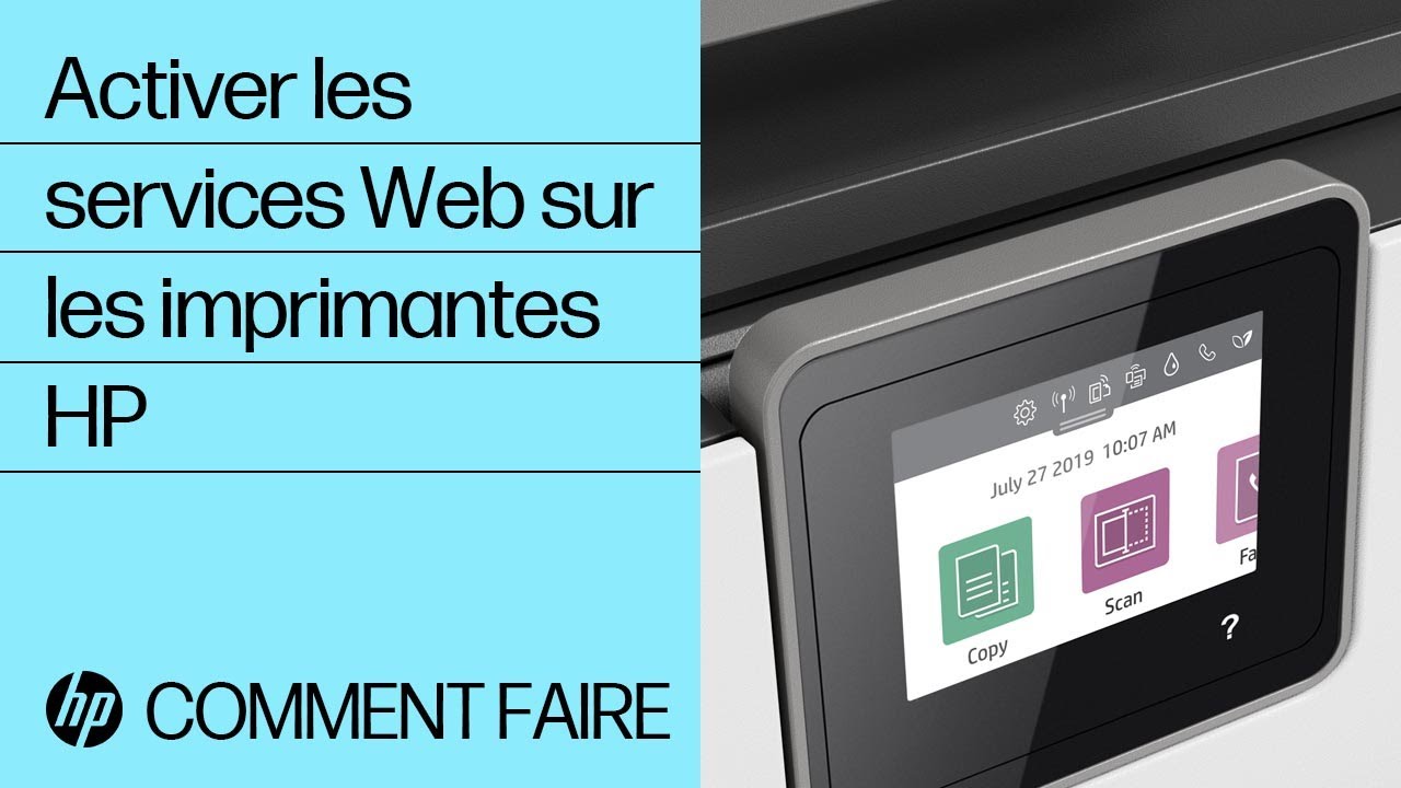 Activer les services Web sur les imprimantes HP | @HPSupport