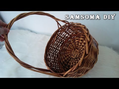 عندك سلة مثل هذه ؟؟؟ ادخلي وشوفي ماذا فعلت بها /   DIY : decorate basket idea