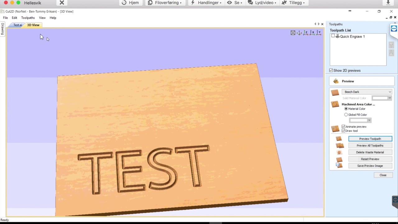From Illustrator to Cut2D tutorial - YouTube