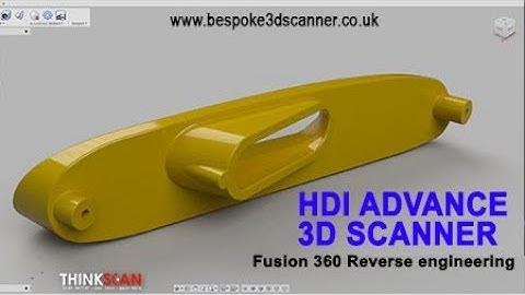 Fusion 360 Reverse engineering from scan data example