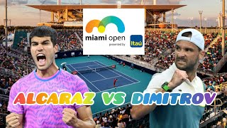Alcaraz vs Dimitrov: the game tactics #carlitos #alcaraz #dimitrov #tactical #miami #masters1000