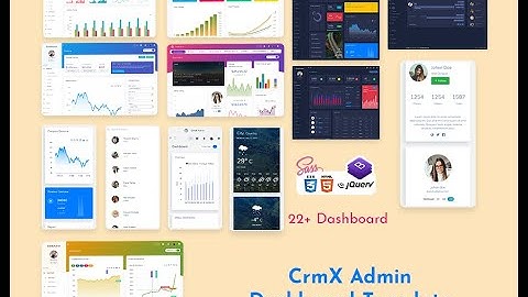 CRMx – Responsive Web Application Kit With Bootstrap Dashboard