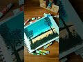 Easy beautiful scenery  for tutorial visit on my channel shorts art trendingarts artist