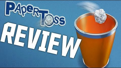 PAPER TOSS | REVIEW / GAMEPLAY | - FREE ANDROID GAME 🤑 |