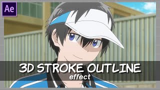 【AE】3D stroke outline effect [trapcode] ✧˖*°࿐