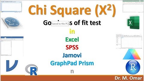 Chi Square X2 Goodness of fit test in Excel, SPSS, Jamovi, GraphPad Prism and R Statistics