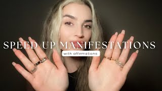 Reiki ASMR to Speed Up Manifestations With Affirmations - works fast!