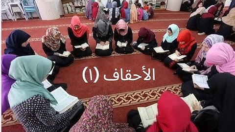 سورة الأحقاف (١) تلقين بالتجويد للمبتدئين وتصحيح تلاوة (التجويد العملي)