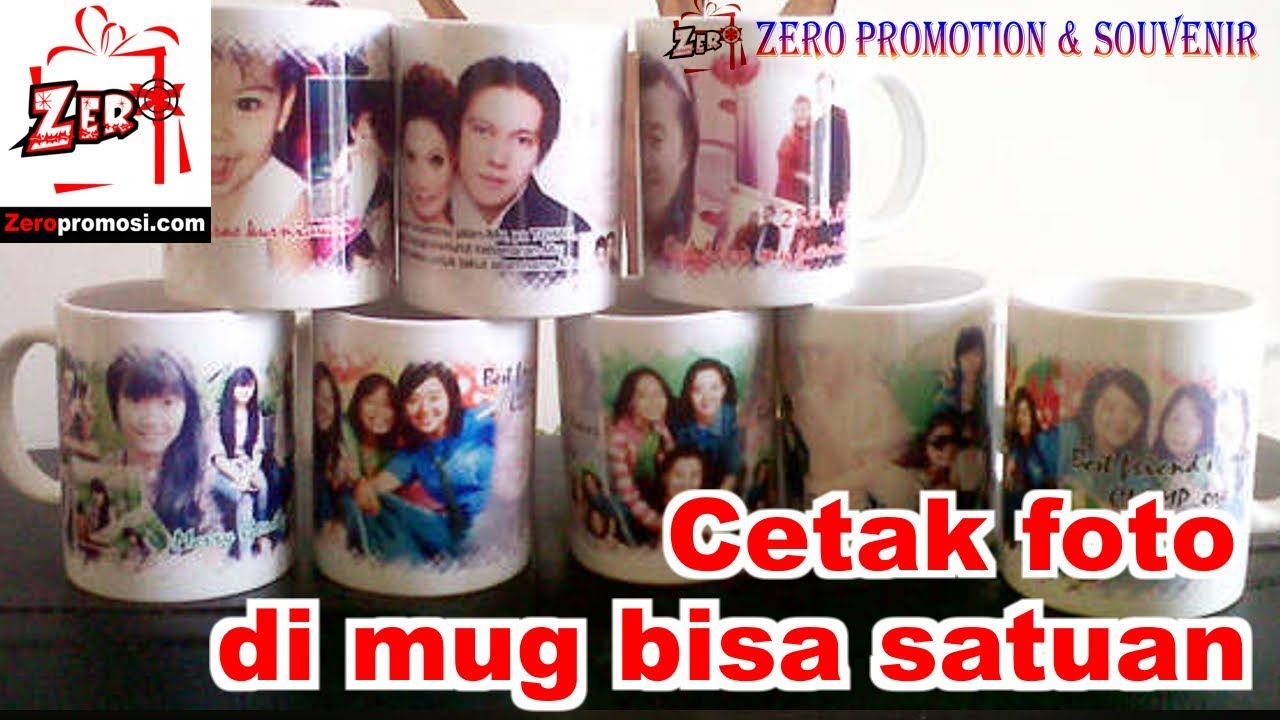  Cetak  foto Di  mug  bisa pesan SATUAN mug  standar YouTube