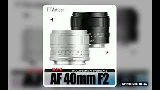 TTArtisan AF 40mm F2 Large Aperture Full Frame Camera Lens for Humanities Photography with Sony E Ni