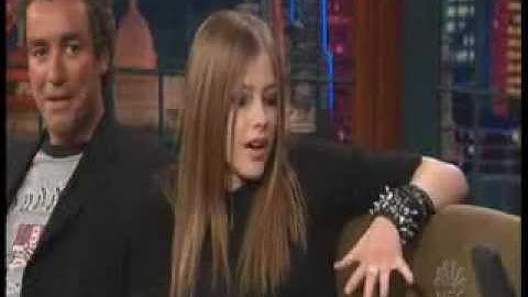 Avril Lavigne on Jay Leno 2002