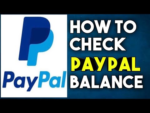 Paypal how to check account balance tutorial, guide, tips - YouTube