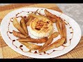 Жареный Камамбер с грушами и корицей. Вкусный десерт.