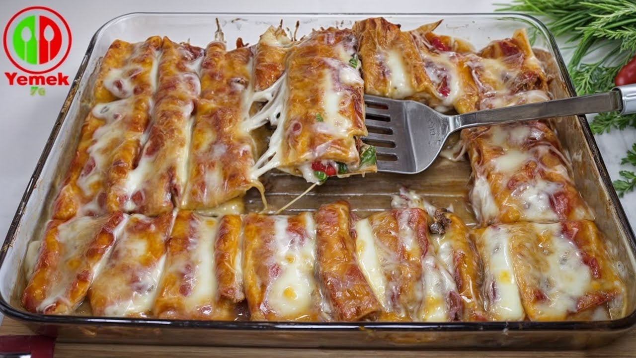 Fırında LOKUM Gibi  ????/????  MEXİCAN Soslu Mantarlı Börek tarifi  ????????  DENEMEDEN GEÇME ???????? Yemek Tv….