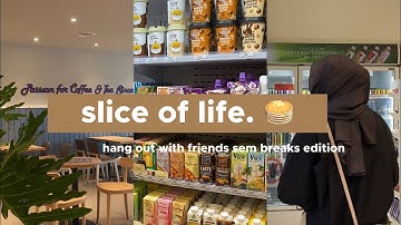 slice of life: ☕️cafe hopping, hang out with friends sem breaks edition (malaysian vlog)