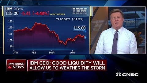 IBM reports mixed quarter, withdraws 2020 guidance in response to pandemic