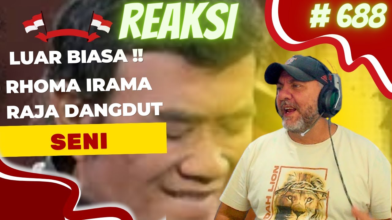 RHOMA IRAMA - SENI - CEDRIX REACTION LAGU INDONESIA (REACTION) RAJA DANGDUT