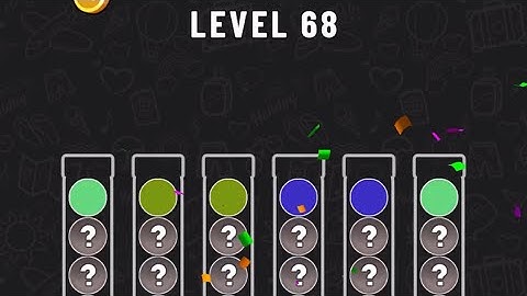 Ball Sort Puzzle Level 68 #ballsortpuzzle #ballsortpuzzlegameplay #puzzlegame #mobilegames
