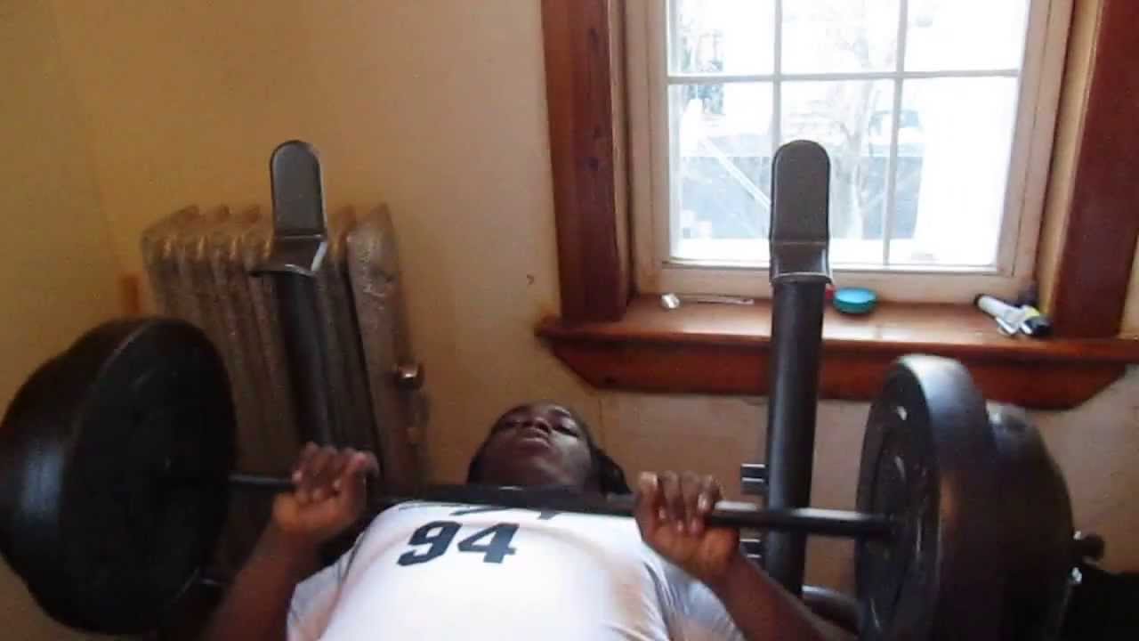 Dominick Gray benching