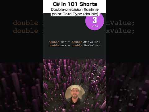 Double-precision floating-point Data Type (double) - C# for .NET in 101 Shorts - 3 /101