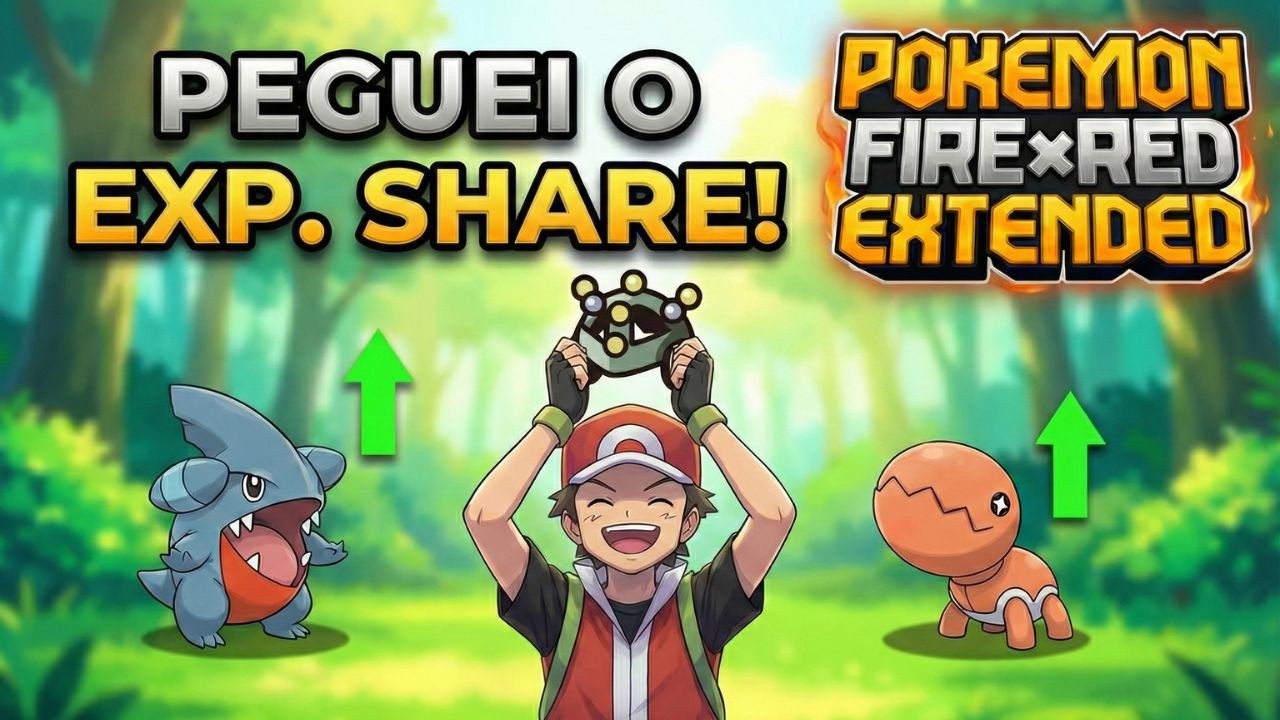 CONSEGUI O EXP SHARE | Pokemon Fire Red Extended #3 - YouTube