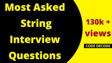Java String interview Questions and Answers with example| Immutable | Most Asked | Code Decode