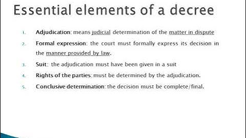 LLB 5th Sem, Subject- CPC (K-501), Topic- Definitions, Unit-1