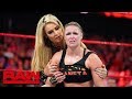 Natalya helps Ronda Rousey leave the arena following Bella Twins' attack: Raw Exclusive, Oct 8, 2018