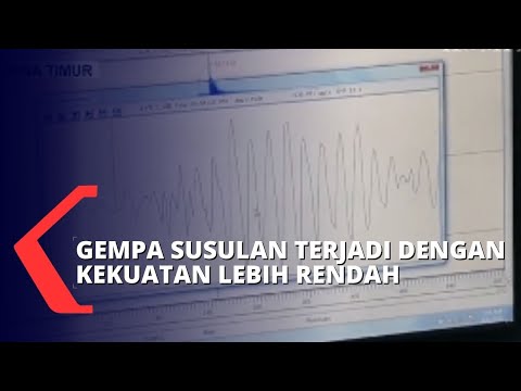 Video: Satu Siri Gempa Susulan Kecil Baru Di 