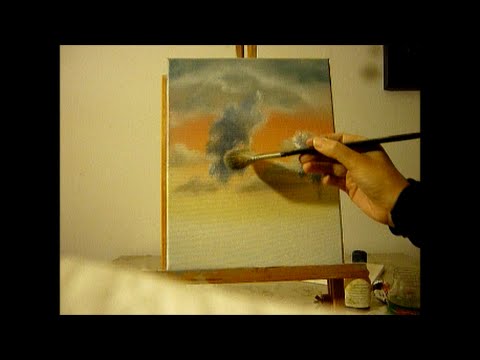 Wonderbaar Wolken bij zonsondergang real-time, Eline Ulaen Art -Bob Ross PJ-12