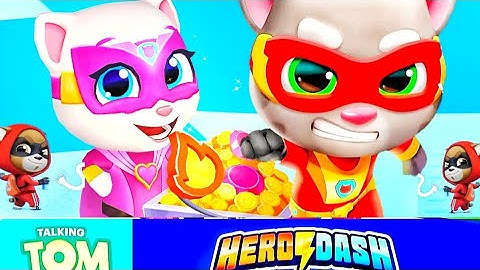 Talking Tom Hero Dash Big Update All Levels Gameplay walkthrough android, iOS