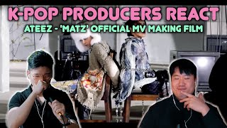 Musicians react & review ♡ ATEEZ - MATZ (Official MV Making Film)