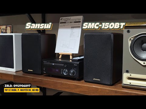 Càng đơn giản càng tinh tế: Dàn mini Nhật SANSUI SMC 150BT chơi