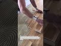 Perfect Glue Down Wood Flooring! #flooringinstallation #homeimprovement #construction