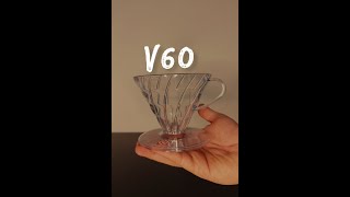 How to brew coffee with V60 -  كيف تحضر القهوة المقطرة باداة الفي 60