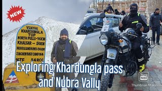#Exploring Leh Ladakh|Leh to Khardungla pass\& Nubra Valley|Highest Motorable Road in the World|Part4