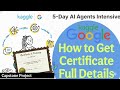 Day 5 Done | Get Certificate | Certificate Kaise Milega? Update Google Kaggle AI Agents Course