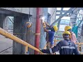 Support joint in pipe // Arc welding