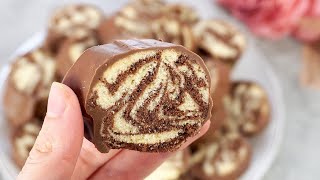 Few people know this method!Surprise your family! Delicious zebra biscuits for tea!