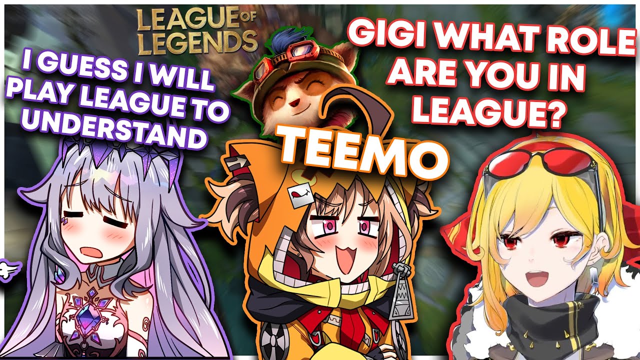 GIGI tried to convince KAELA & BIBOO to play LEAGUE OF LEGENDS 【HOLOEN】