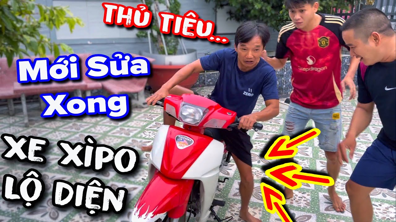 Thánh Xàm mới sửa xong xe xì po thì bất cẩn để lọt vào tay tụi đàn em kết quả nhìn không ra nữa