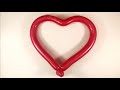 How to make a balloon heart ( #balloon #heart #tutorial )